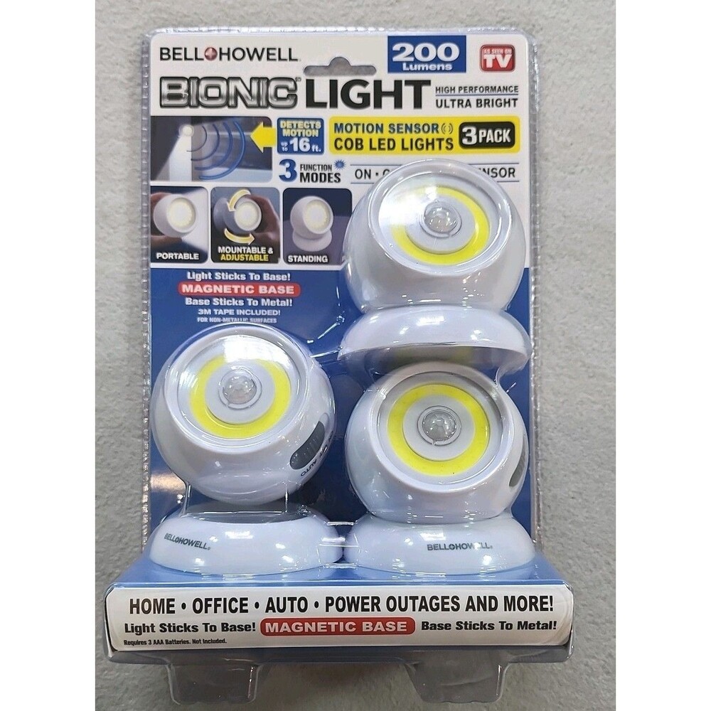 Bell & Howell As Seen On TV 2.95" White LED Accent Light 200 lm